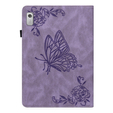 Husă pentru Lenovo Tab M9, Butterfly, violet