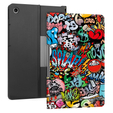 Husă pentru Lenovo Tab Plus, Smartcase, graffiti