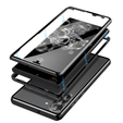 Husa pentru Samsung Galaxy S23, Magnetic Dual Glass, negru