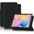 Husă pentru Samsung Galaxy Tab S6 Lite Tri-fold, Magnetic smartcase, negru