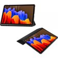 Husă pentru Samsung Galaxy Tab S7 FE 5G 12.4 T730 / T736B, Smartcase cu spațiu pentru stylus, negru