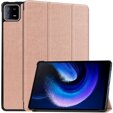 Husă pentru Xiaomi Pad 6, Smartcase, roz rose gold