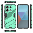 Husa pentru Xiaomi Redmi Note 13 Pro 5G, Military kickstand, verde