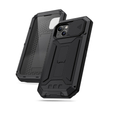 Husă pentru iPhone 13 Mini, R-JUST CamShield Slide, armată, negru