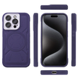 Husă pentru iPhone 15 Pro, ERBORD Armor Mag, violet