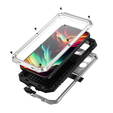 Husă pentru iPhone 15 Pro, R-JUST, armată, de argint / negru