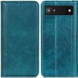 Huse pentru Google Pixel 7a, Wallet Litchi Leather, verde