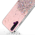 Huse pentru Huawei Nova 5T/Honor 20, Glittery, roz