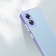 Huse pentru Oppo A17, Fusion Hybrid, transparent / violet