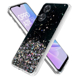 Huse pentru Oppo A78 5G, Glittery, negru