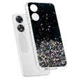 Huse pentru Oppo A78 5G, Glittery, negru