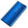 Huse pentru Oppo Reno5 5G, Clear View, albastru deschis