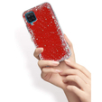 Huse pentru Samsung Galaxy A12 / M12 / A12 2021, Glittery, roșu