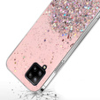 Huse pentru Samsung Galaxy A42 5G, Glittery, roz