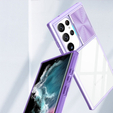 Huse pentru Samsung Galaxy S22 Ultra, Slide Camera, violet