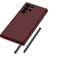 Huse pentru Samsung Galaxy S23 Ultra, GKK Slim CamShield, maroon