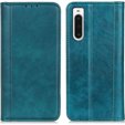 Huse pentru Sony Xperia 10 V, Wallet Litchi Leather, verde