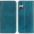 Huse pentru Sony Xperia 5 V, Wallet Litchi Leather, verde