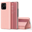 Huse pentru Xiaomi Redmi 10C, Clear View, roz rose gold