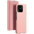 Huse pentru Xiaomi Redmi 10C, Clear View, roz rose gold