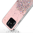 Huse pentru Xiaomi Redmi 10C, Glittery, roz