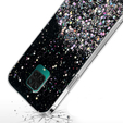 Huse pentru Xiaomi Redmi Note 9S / 9 Pro, Glittery, negru