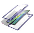 Huse pentru iPad Air 4 10.9 2020 / iPad Pro 11 2020 / 2018, Suritch Full Body Marble, transparent / roz