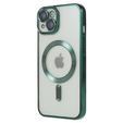 Huse pentru iPhone 14, MagSafe Hybrid, verde