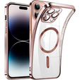 Huse pentru iPhone 14 Pro, MagSafe Hybrid, roz
