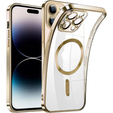 Huse pentru iPhone 14 Pro Max, MagSafe Hybrid, de aur