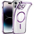 Huse pentru iPhone 14 Pro Max, MagSafe Hybrid, violet