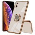 Huse pentru iPhone X/XS, Electro Ring, de aur