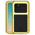 Love Mei Huse pentru Huawei P30 Pro, armored with glass, galben / negru