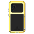 Love Mei Huse pentru Huawei P30 Pro, armored with glass, galben / negru