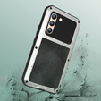 Love Mei Huse pentru Samsung Galaxy S22, armored with glass, de argint