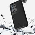 Love Mei Huse pentru Samsung Galaxy S23 Ultra, armored without glass, negru