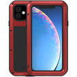 Love Mei Huse pentru iPhone 11, armored with glass, roșu