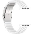 Pasek Silikonowy do Apple Watch 1/2/3/4/5/6/7/8/SE/ULTRA 42/44/45/49mm, Biały