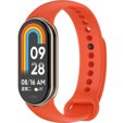 Pasek Silikonowy do Xiaomi Smart Band 8, Pomarańczowy