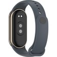 Pasek Silikonowy do Xiaomi Smart Band 8, Szary