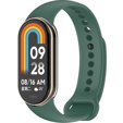 Pasek Silikonowy do Xiaomi Smart Band 8, Zielony