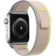 Pasek nylonowy do Apple Watch 1/2/3/4/5/6/7/8/SE/ULTRA 42/44/45/49mm, Beżowy